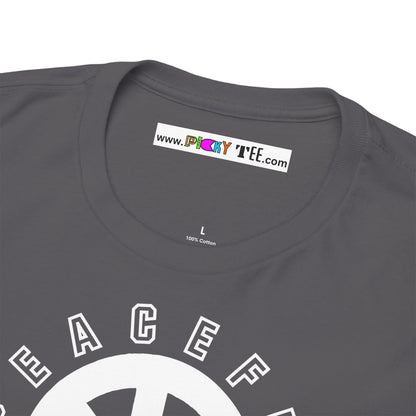 PEACEFUL GANGSTA Unisex Heavy Cotton Tee