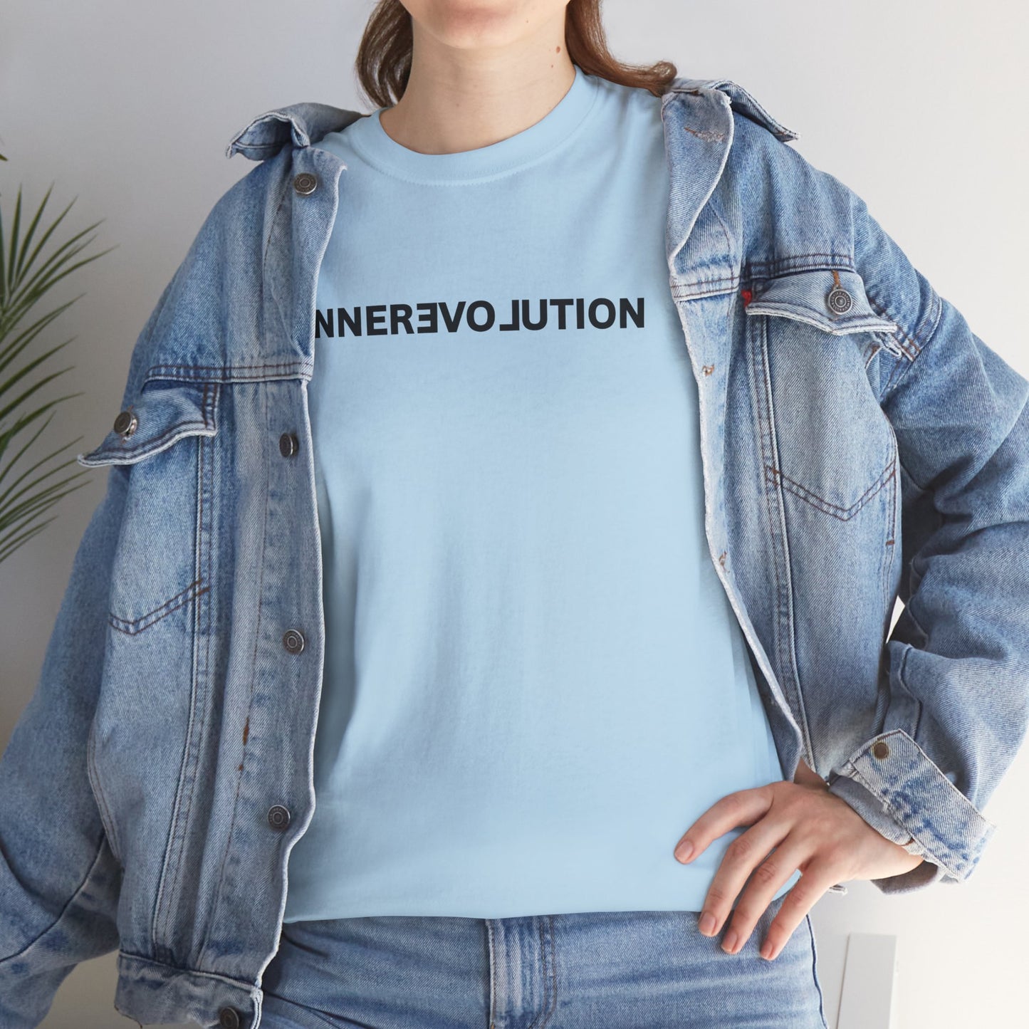 INNERƎVO⅃UTION Unisex Heavy Cotton Tee