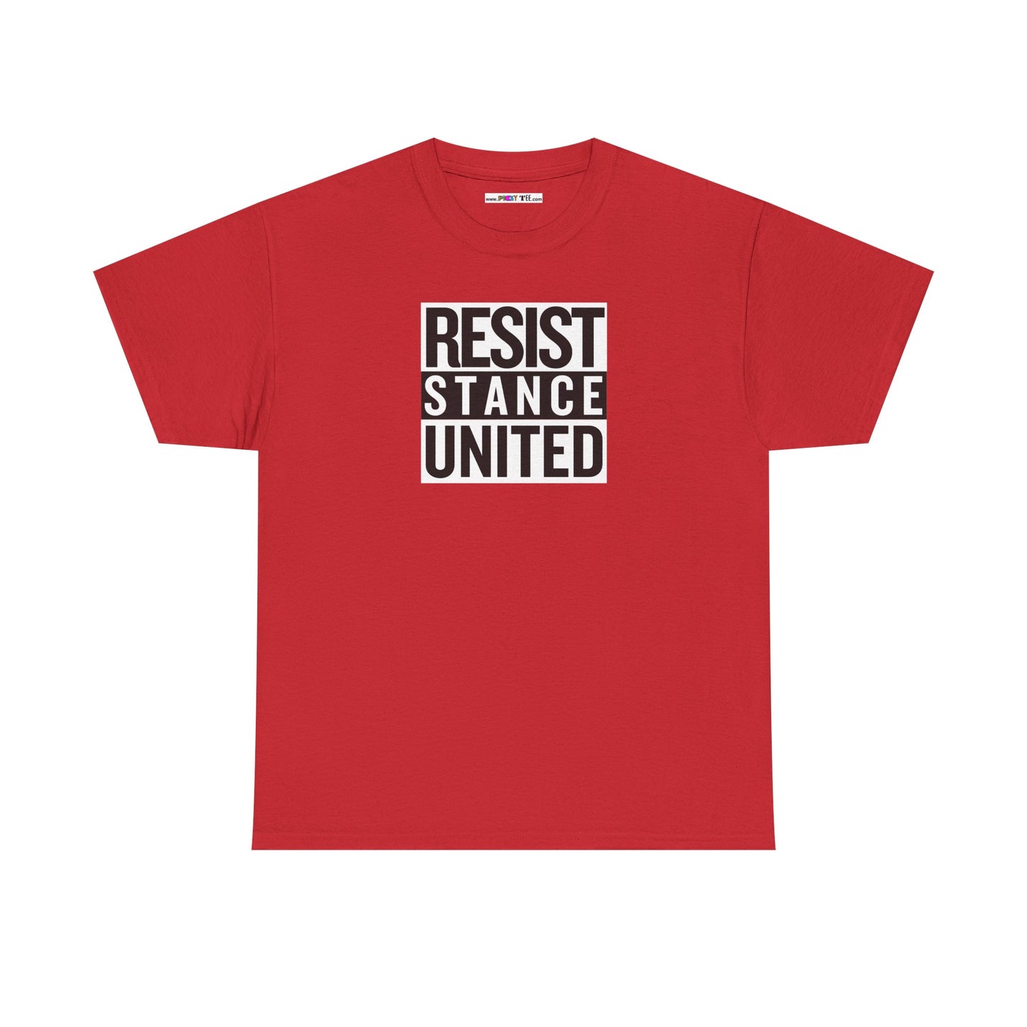 RESIST STANCE UNITED Unisex Heavy Cotton Tee