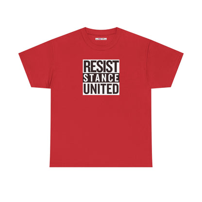 RESIST STANCE UNITED Unisex Heavy Cotton Tee