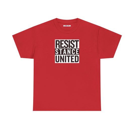 RESIST STANCE UNITED Unisex Heavy Cotton Tee