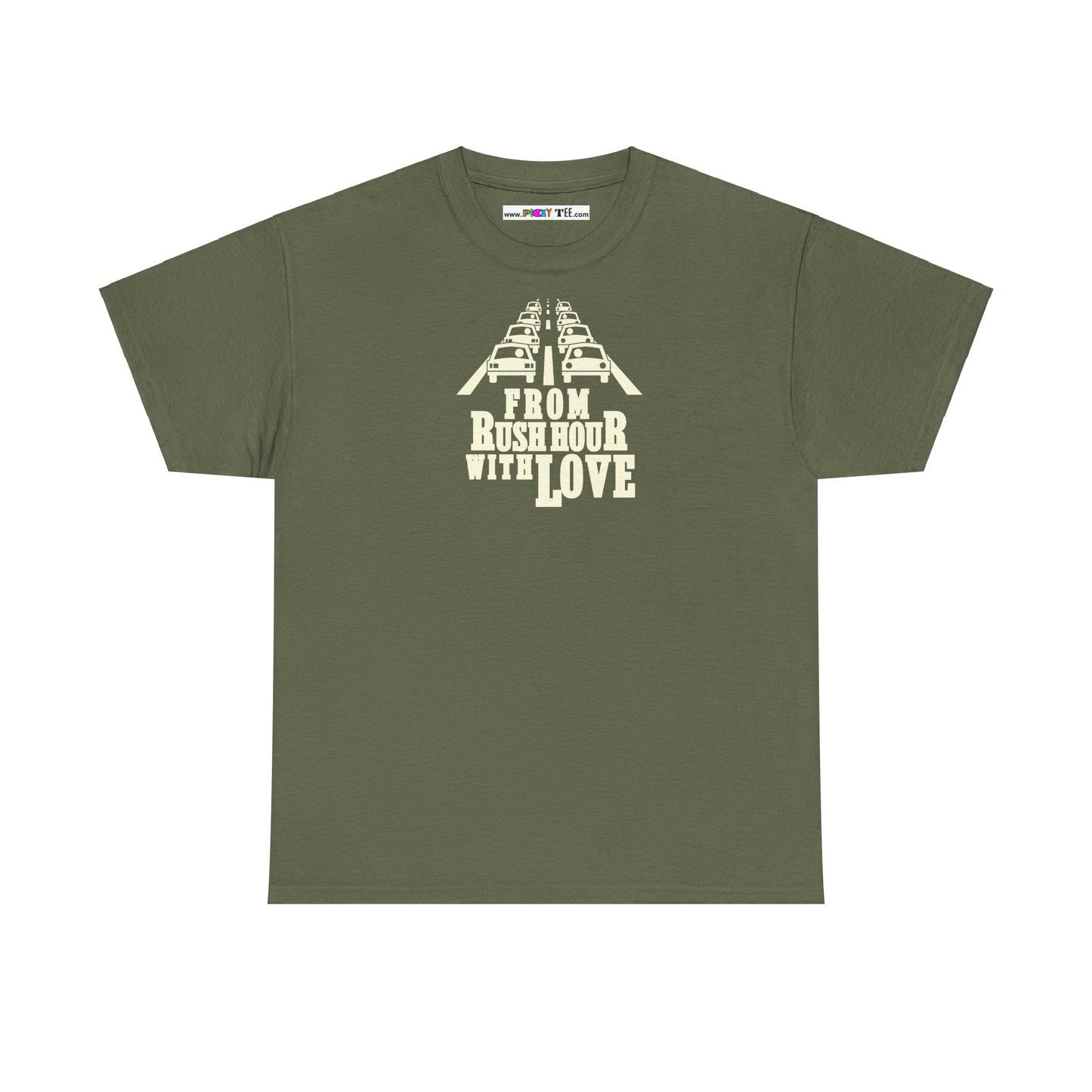 FROM RUSH HOUR WITH LOVE Unisex Heavy Cotton Tee