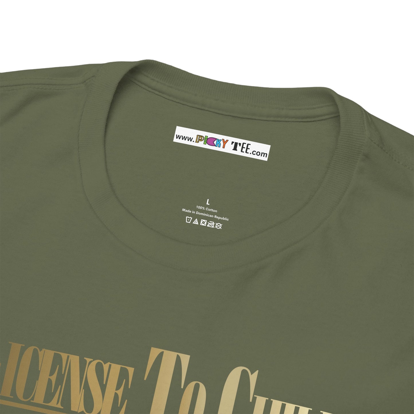 LICENSE TO CHILL 00Zzz Unisex Heavy Cotton Tee