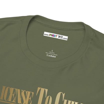 LICENSE TO CHILL 00Zzz Unisex Heavy Cotton Tee