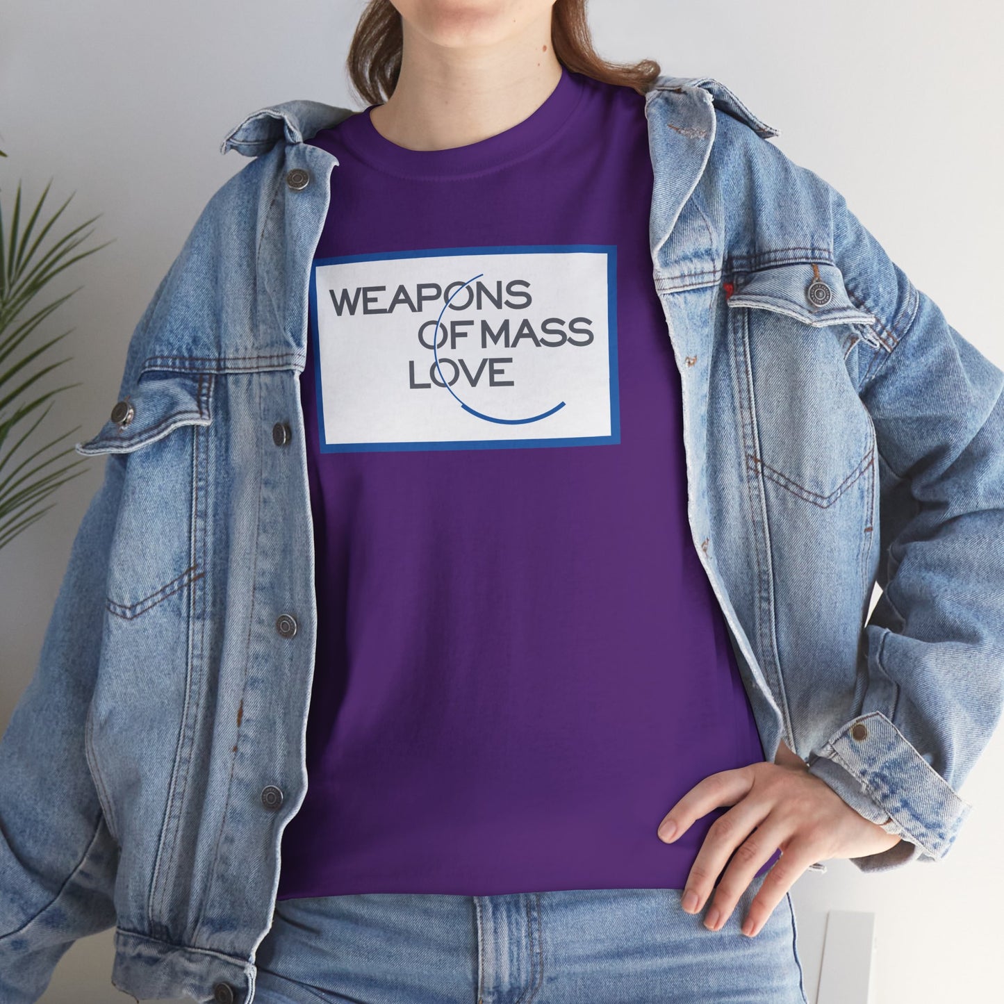 WEAPONS OF MASS LOVE Unisex Heavy Cotton Tee