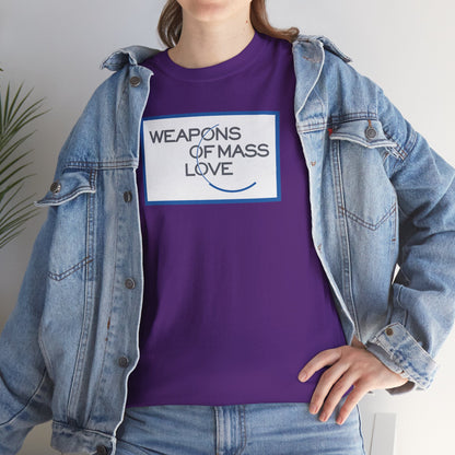 WEAPONS OF MASS LOVE Unisex Heavy Cotton Tee