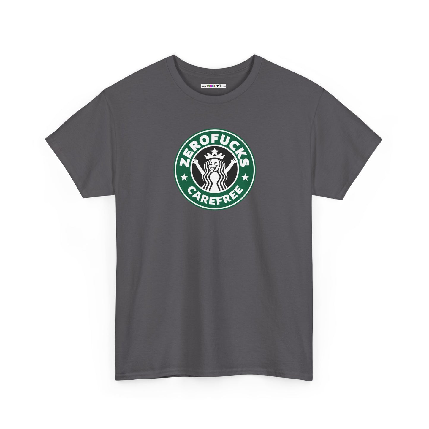 ZEROFUCKS CAREFREE Unisex Heavy Cotton Tee