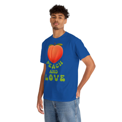 PEACH AND LOVE Unisex Heavy Cotton Tee