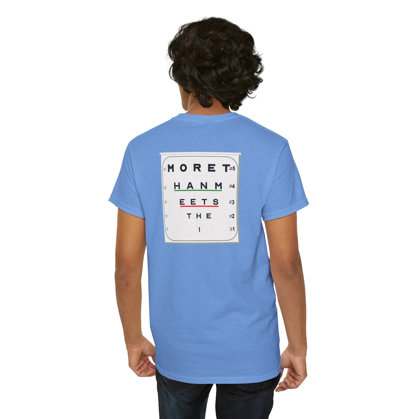 MORE THAN MEETS THE I TEST Unisex Heavy Cotton Tee