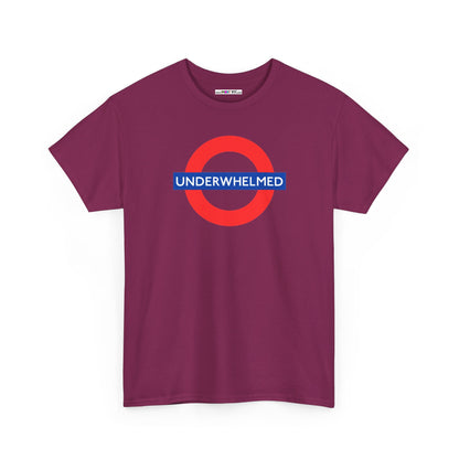 UNDERWHELMED Unisex Heavy Cotton Tee
