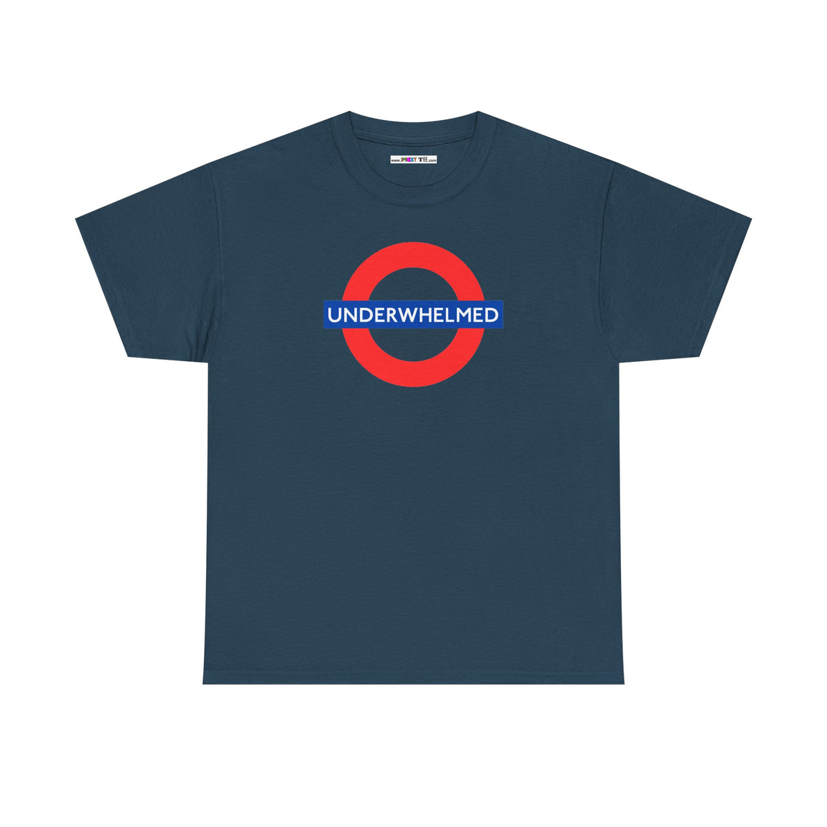 UNDERWHELMED Unisex Heavy Cotton Tee