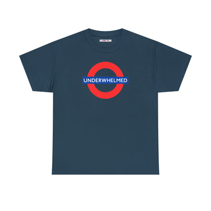 UNDERWHELMED Unisex Heavy Cotton Tee