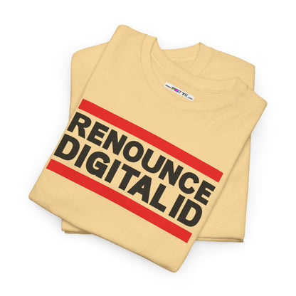 RENOUNCE DIGITAL ID Unisex Heavy Cotton Tee