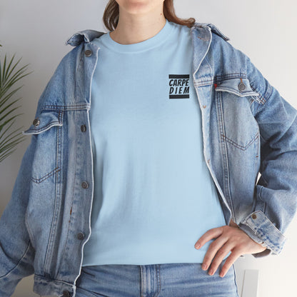 CARPE DIEM "I SEIZE DAY, PEOPLE" Unisex Heavy Cotton Tee
