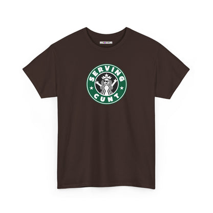 SERVINGCUNT Unisex Heavy Cotton Tee