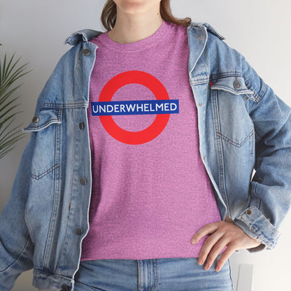 UNDERWHELMED Unisex Heavy Cotton Tee