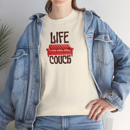 LIFE COUCH Unisex Heavy Cotton Tee