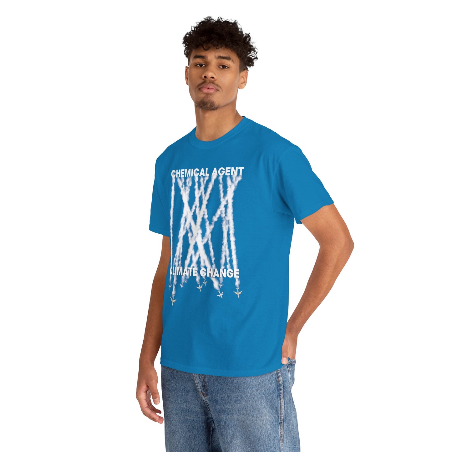 CHEMICAL AGENT/CLIMATE CHANGE Unisex Heavy Cotton Tee