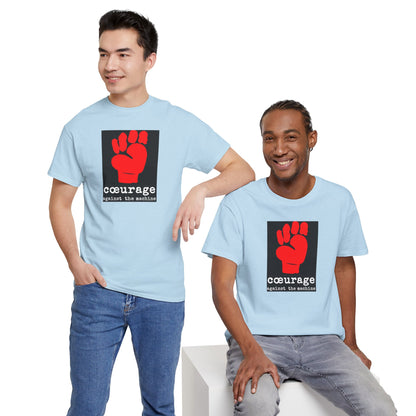 cœurage against the machine Unisex Heavy Cotton Tee