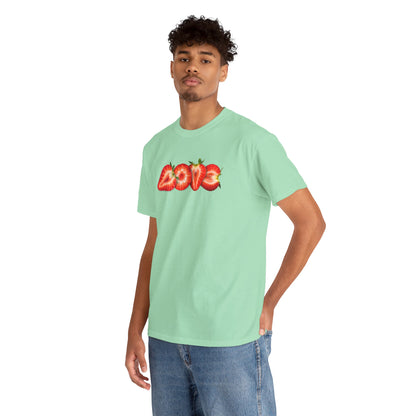BERRY MUCH LOVE Unisex Heavy Cotton Tee