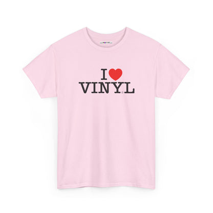 I ❤️ VINYL Unisex Heavy Cotton Tee