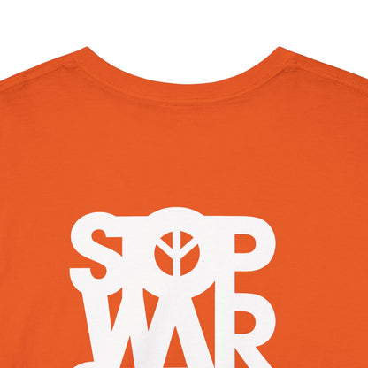 STOP WAR START PEACE Unisex Heavy Cotton Tee