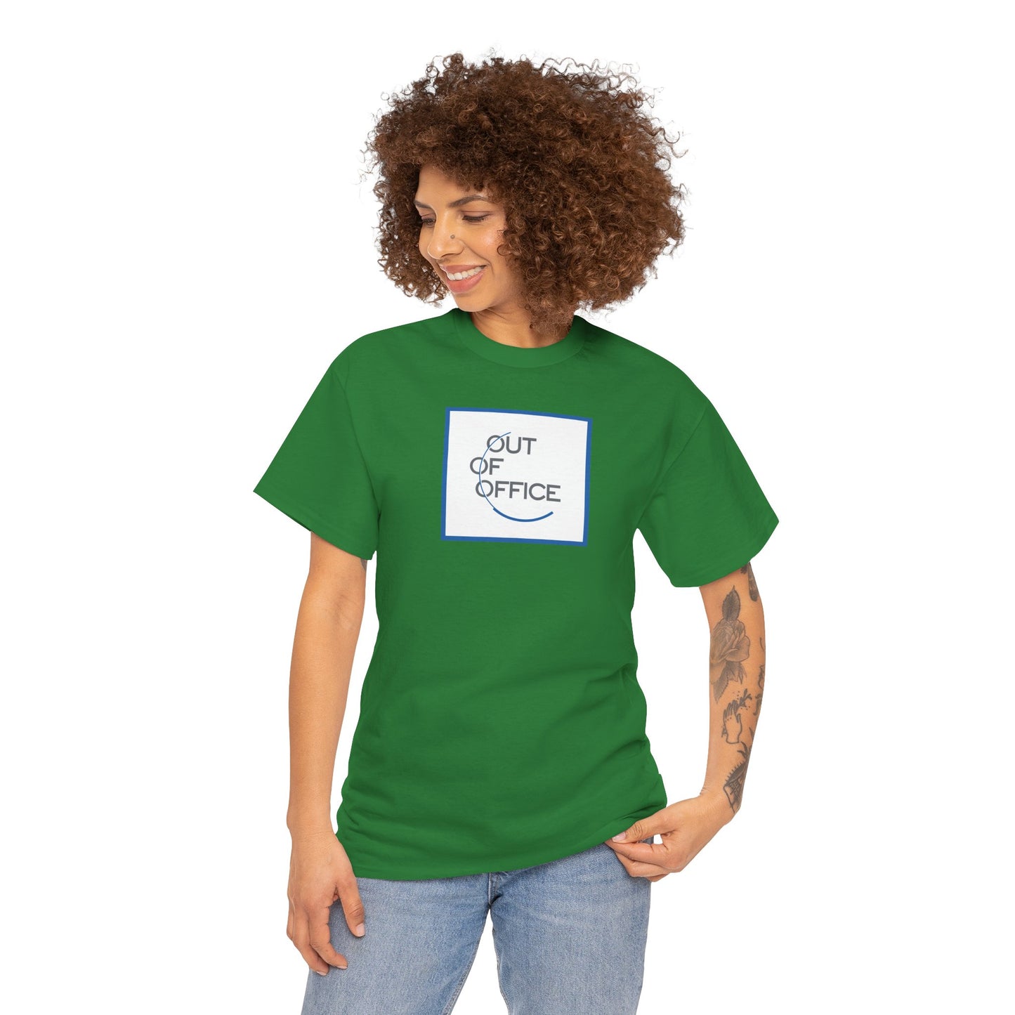 OUT OF OFFICE Unisex Heavy Cotton Tee