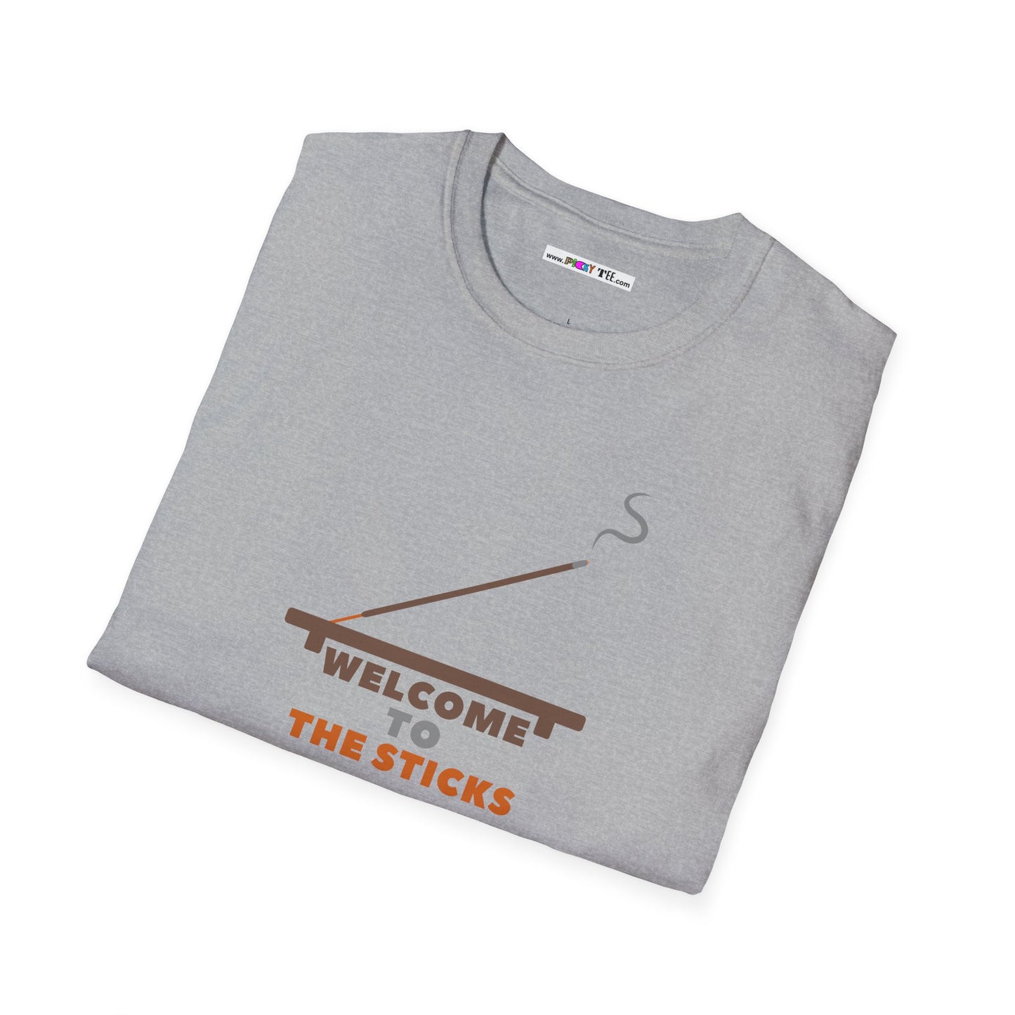 WELCOME TO THE STICKS Unisex Softstyle 100% Cotton T-Shirt