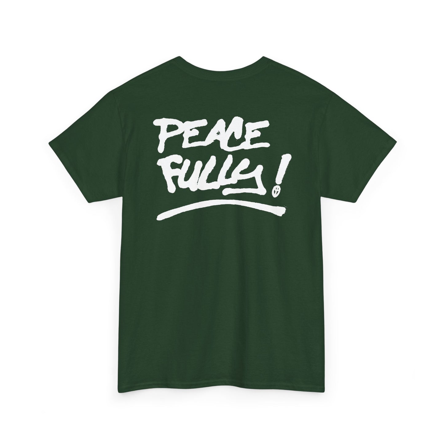 PEACEFULLY! Unisex Heavy Cotton Tee