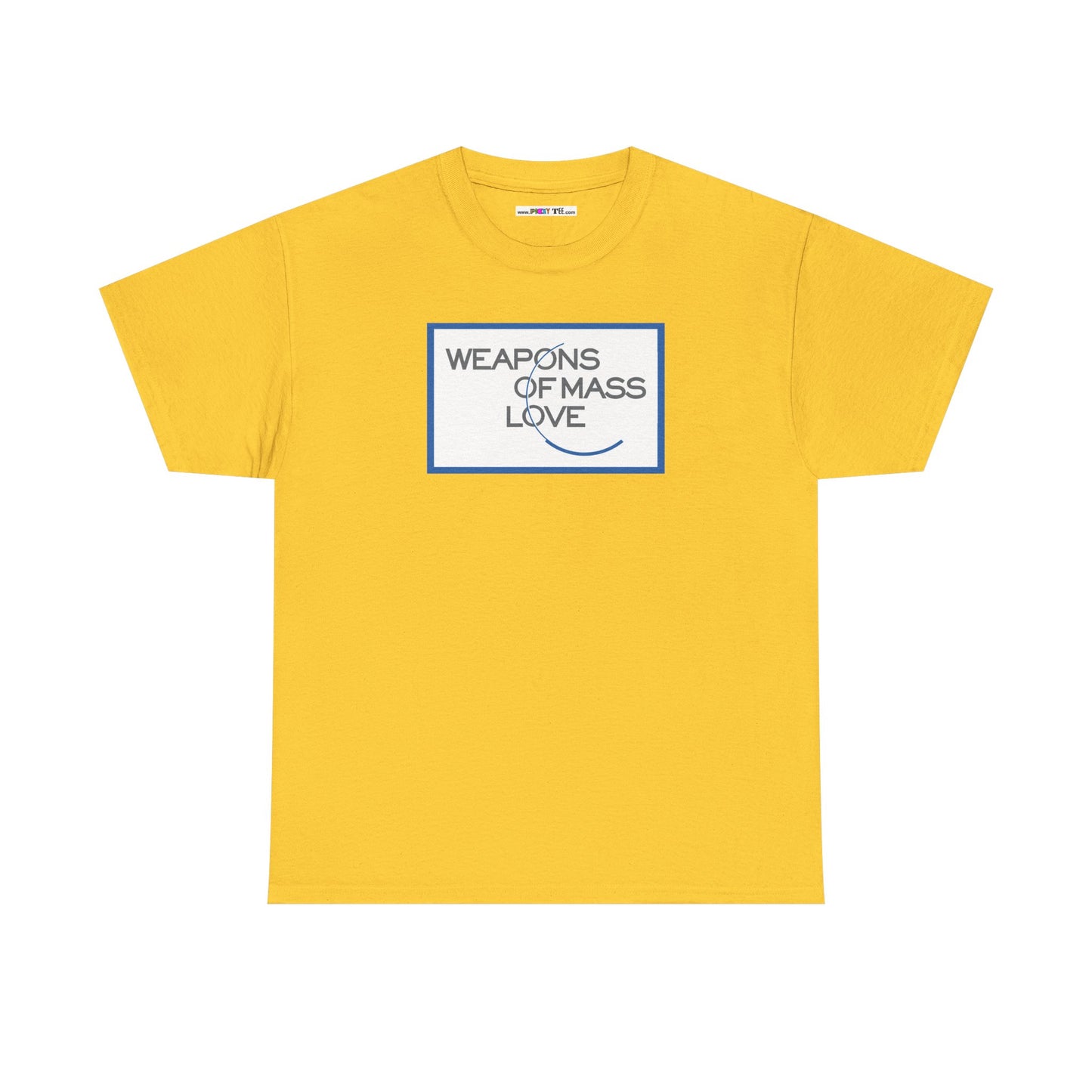 WEAPONS OF MASS LOVE Unisex Heavy Cotton Tee