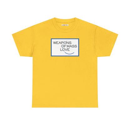 WEAPONS OF MASS LOVE Unisex Heavy Cotton Tee