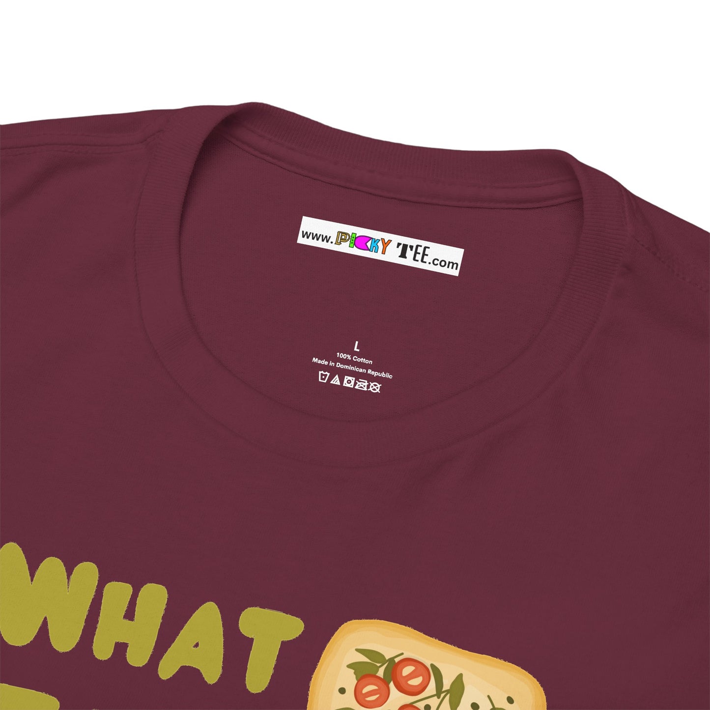 WHAT THE FOCACCIA Unisex Heavy Cotton Tee