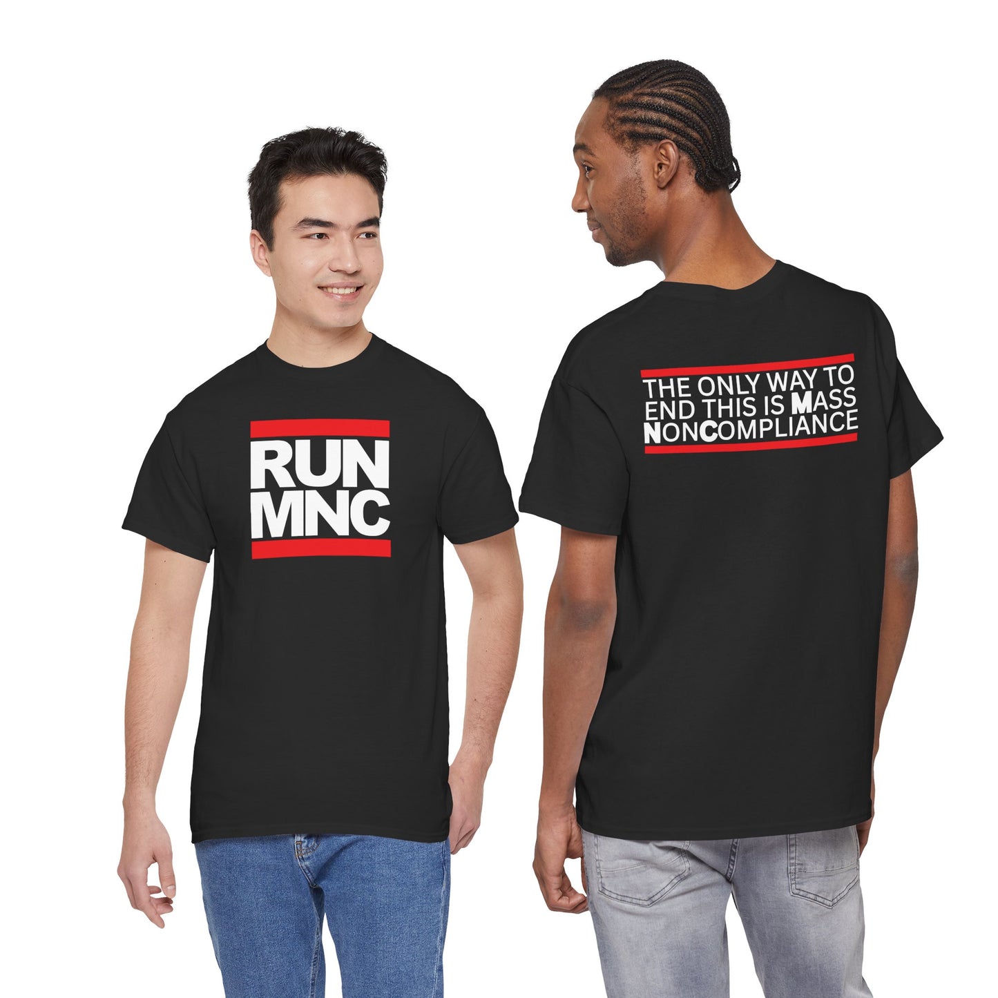 RUNMNC Unisex Heavy Cotton Tee