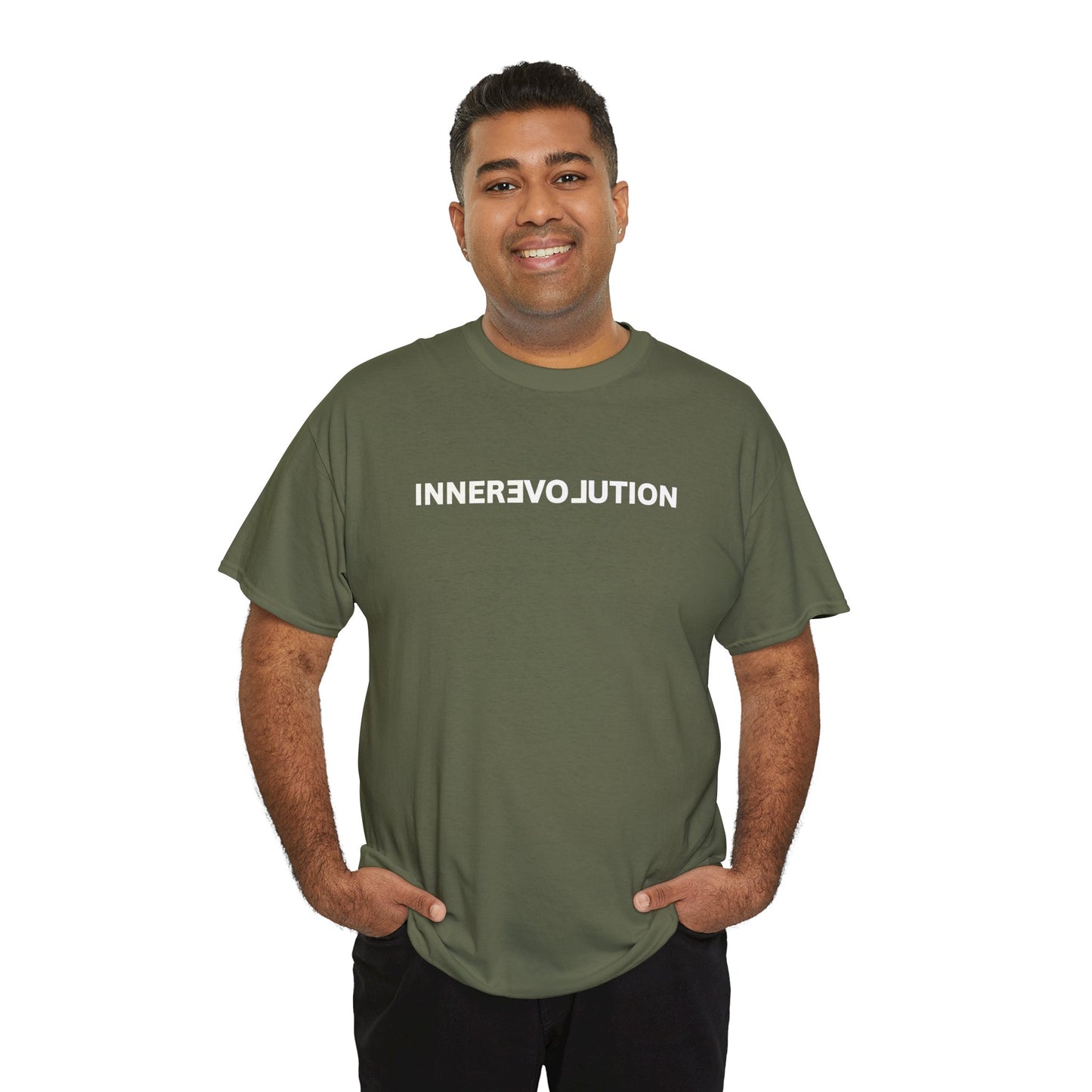 INNERƎVO⅃UTION Unisex Heavy Cotton Tee