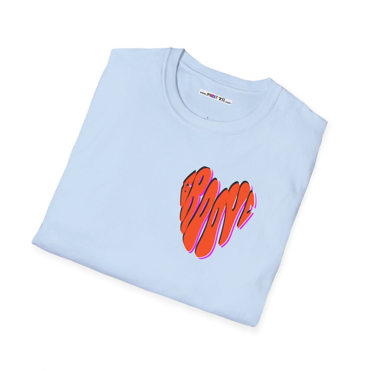 GROOVE is in THE HEART Unisex Softstyle 100% Cotton T-Shirt