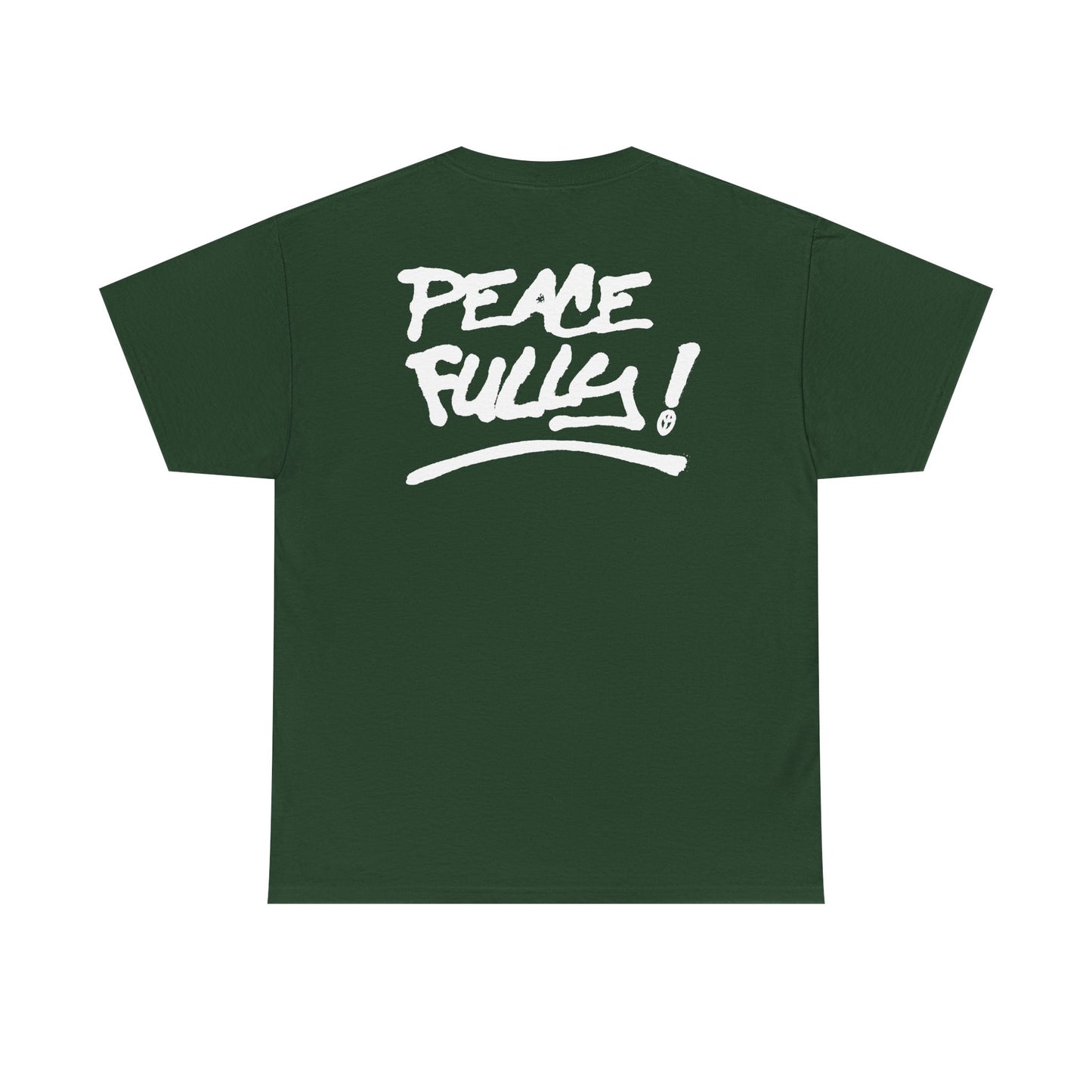 PEACEFULLY! Unisex Heavy Cotton Tee