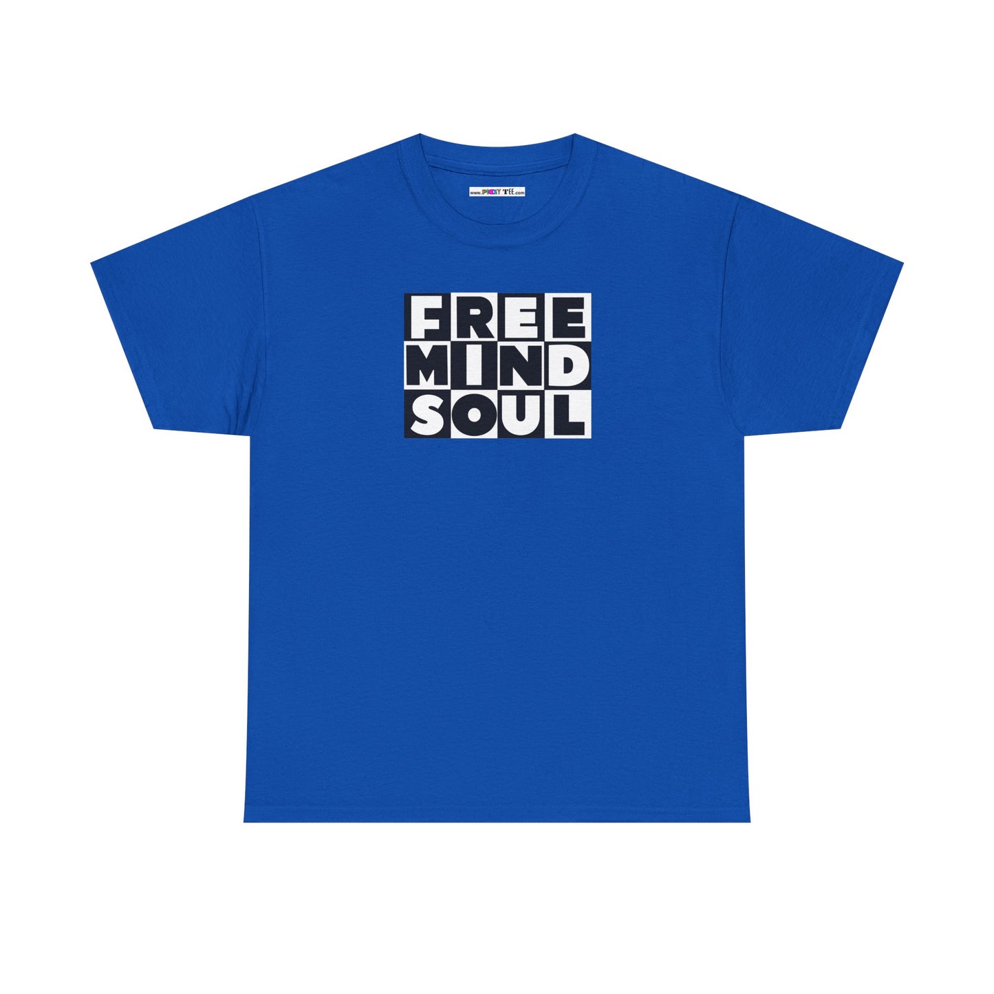 FREE MIND SOUL Unisex Heavy Cotton Tee