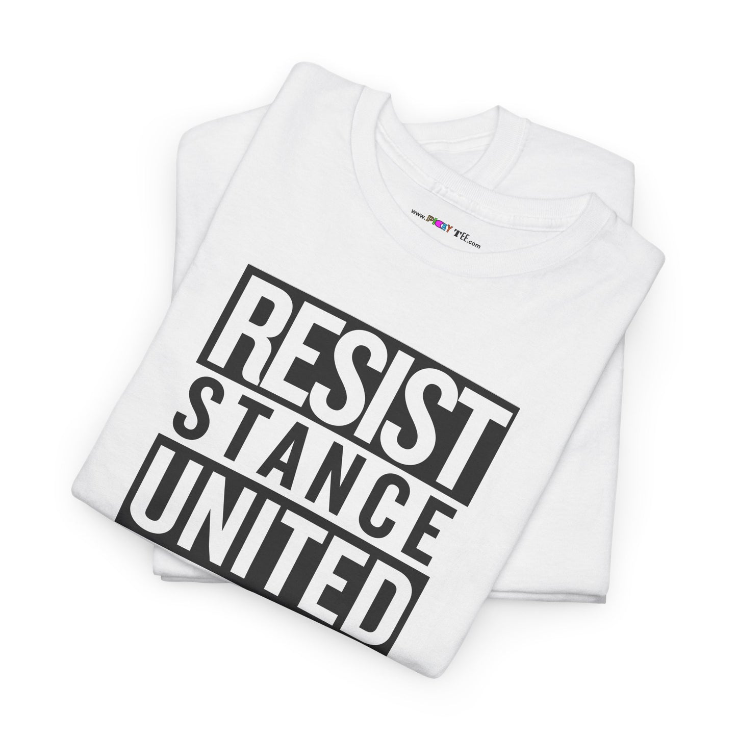 RESIST STANCE UNITED Unisex Heavy Cotton Tee