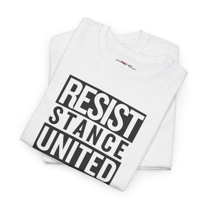 RESIST STANCE UNITED Unisex Heavy Cotton Tee