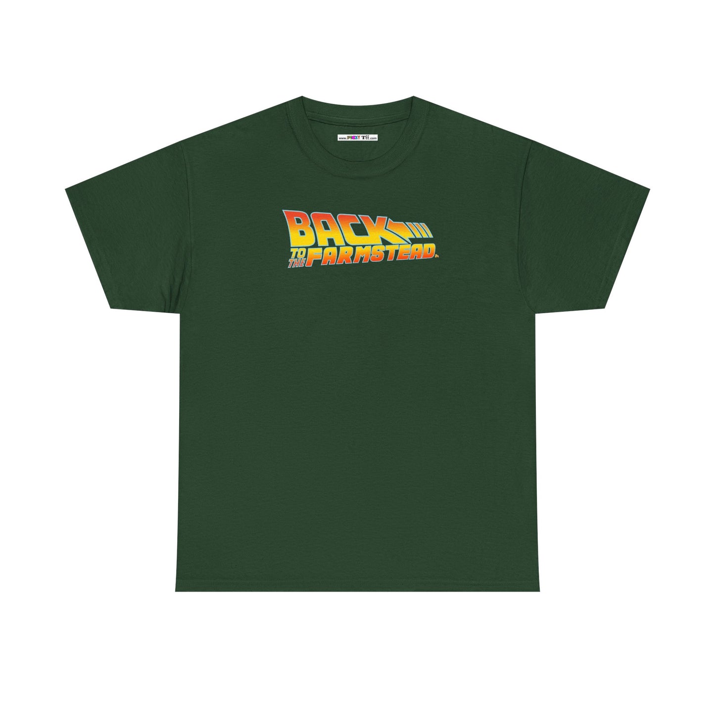 BACK TO THE FARMSTEAD Unisex Heavy Cotton Tee