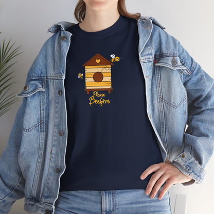 Please Beehive Unisex Heavy Cotton Tee