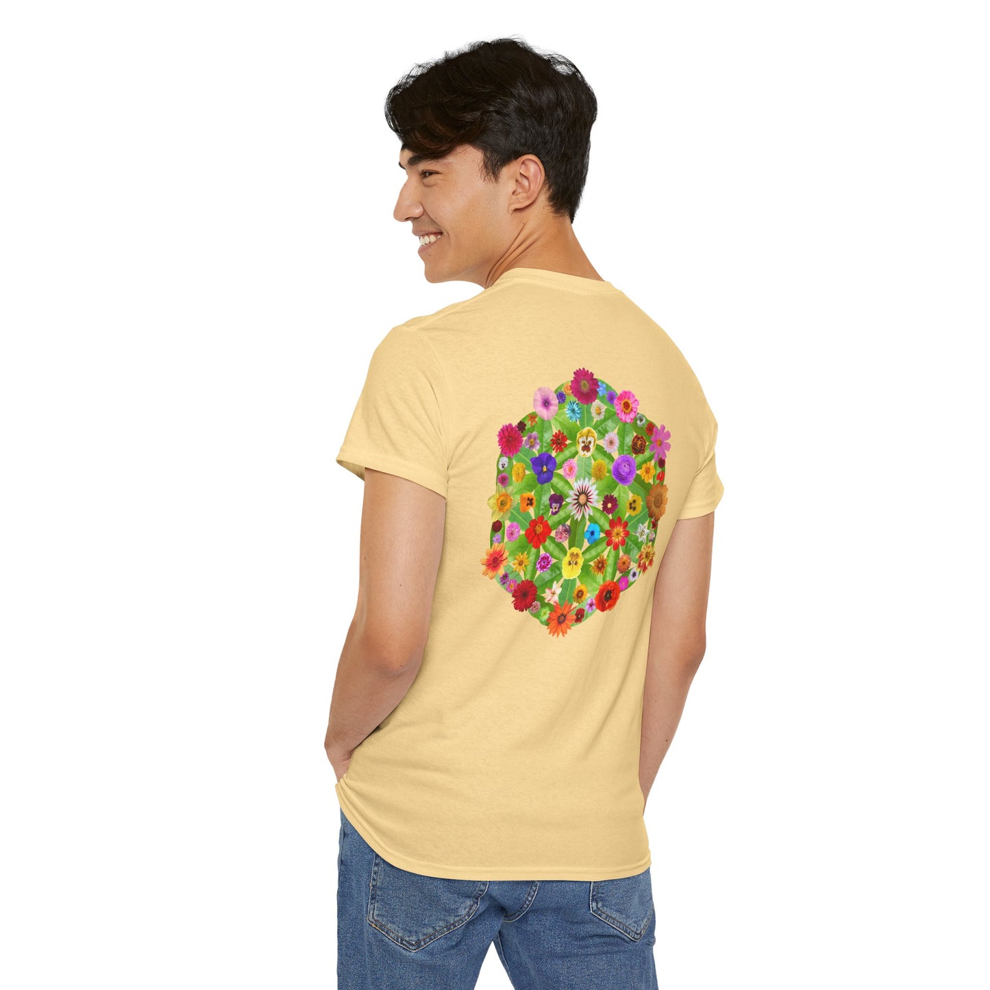 Flowers of Life Unisex Heavy Cotton Tee