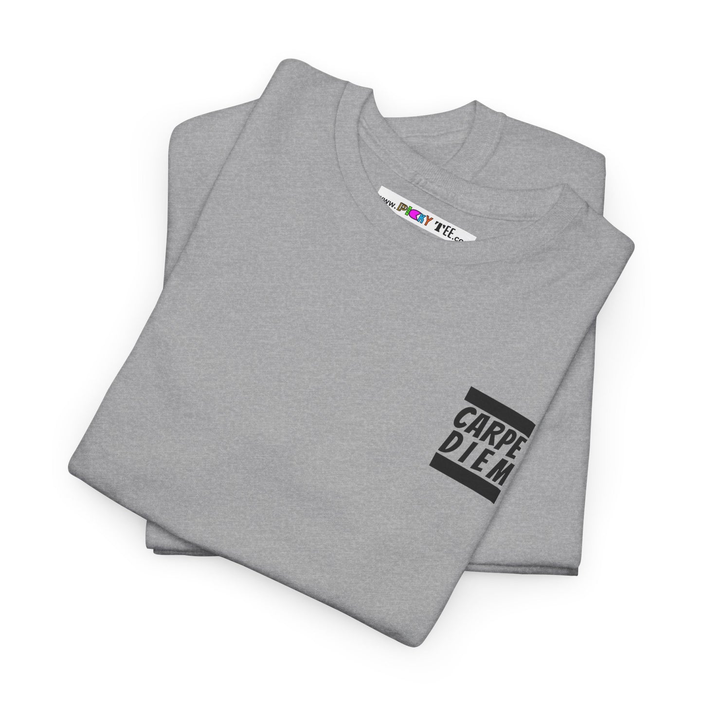 CARPE DIEM "I SEIZE DAY, PEOPLE" Unisex Heavy Cotton Tee