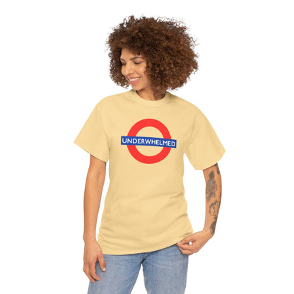 UNDERWHELMED Unisex Heavy Cotton Tee