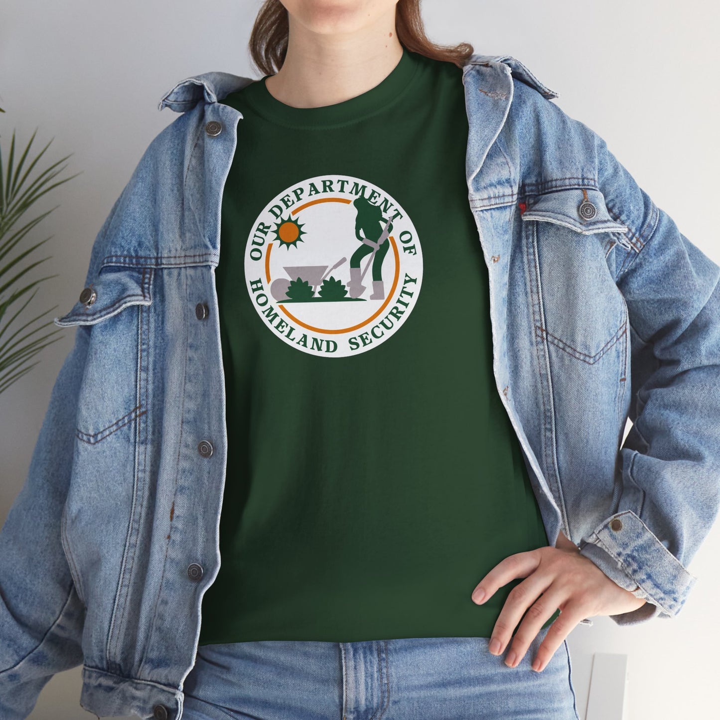 HOMELAND SECURITY (OUR DEPARTMENT OF) Unisex Heavy Cotton Tee