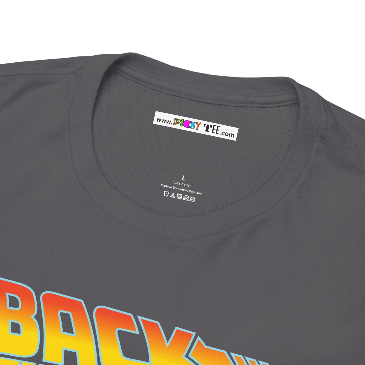 BACK THE FLUX UP Unisex Heavy Cotton Tee