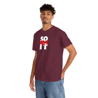 SO OVER IT Unisex Heavy Cotton Tee