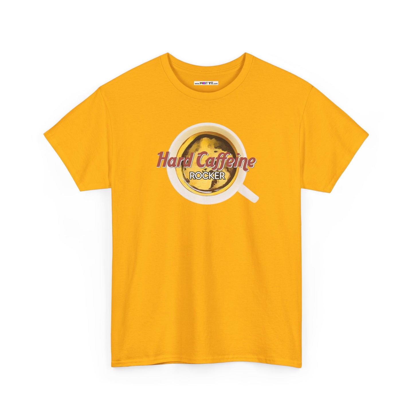 Hard Caffeine ROCKER Unisex Heavy Cotton Tee