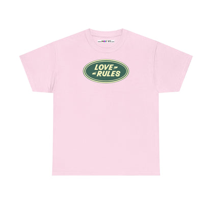 LOVE RULES Unisex Heavy Cotton Tee