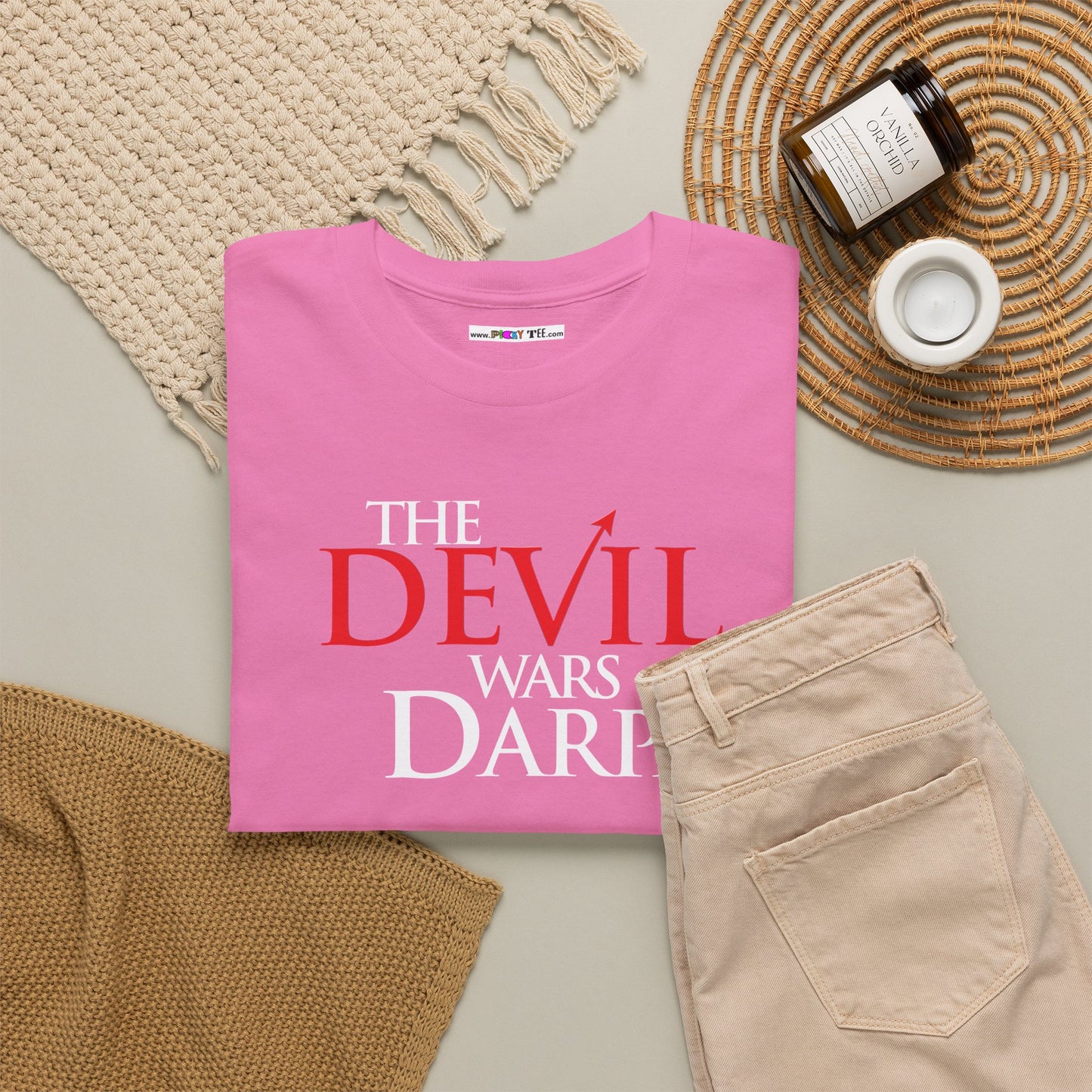 THE DEVIL WARS DARPA Unisex Heavy Cotton Tee